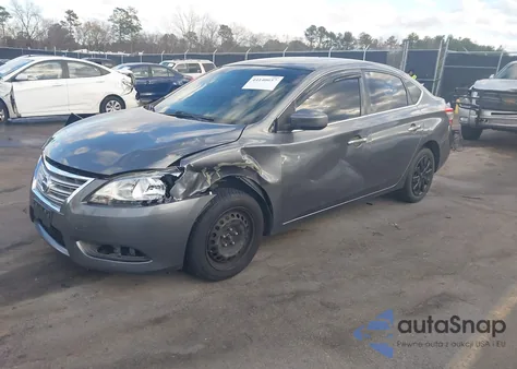 2015 Nissan Sentra Fe+ S/S/Sl/Sr/Sv z USA, uszkodzony, nr VIN 3N1AB7AP4FL649124